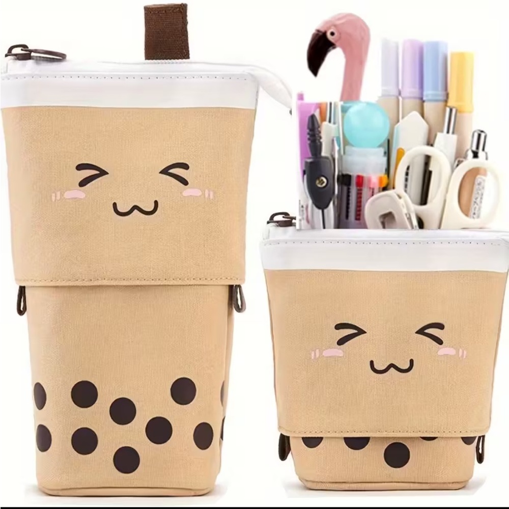 NEW! Boba Tea Pencil Case